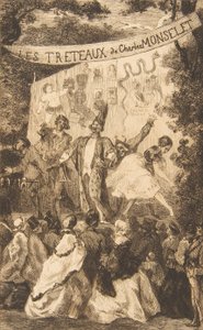 Frontispice voor Les Tréteaux de Monselet, 1859