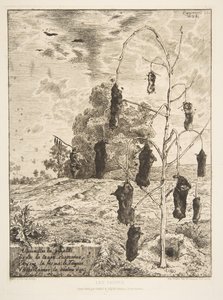 Les Taupes, 1854 door Felix Bracquemond