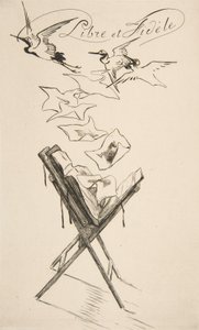 Libre et Fidèle door Felix Bracquemond