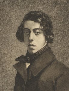 Portret van Théodore Chassériau door Felix Bracquemond