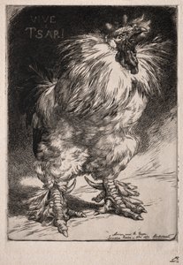 De Franse haan door Felix Bracquemond