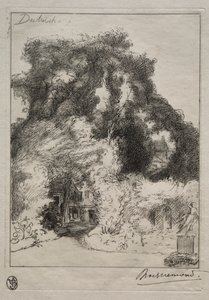 De Tuin van de Herberg in Dulwich door Felix Bracquemond