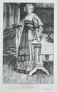 De Dienstmeid, naar H. Leys, 1868
