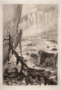De zee, 1905 door Felix Bracquemond