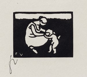 Bader met een Kind, IX uit "Les Petites Baigneuses", 1893