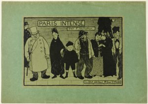 Omslag voor Paris Intense door Felix Edouard Vallotton