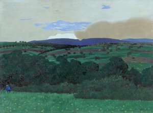 Omgeving van Lausanne door Felix Edouard Vallotton