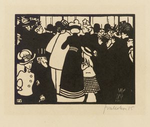 Exposition Universelle 1900 door Felix Edouard Vallotton