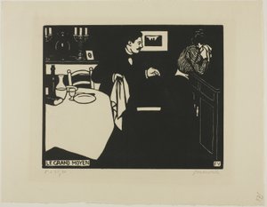 Extreme maatregel, plaat zes uit Intimacies door Felix Edouard Vallotton