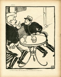 Illustratie van Felix dit Vallotton door Felix Edouard Vallotton