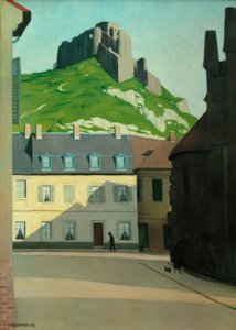 Het kasteel Gaillard en het plein van Andelys