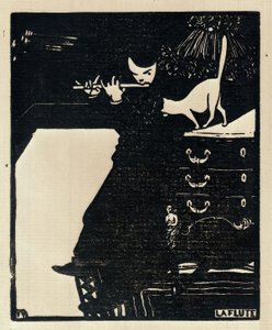 De fluit door Felix Edouard Vallotton