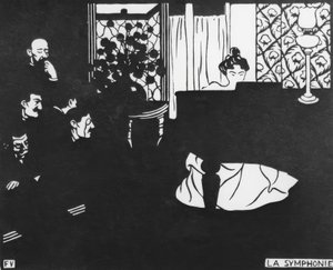 De symfonie door Felix Edouard Vallotton