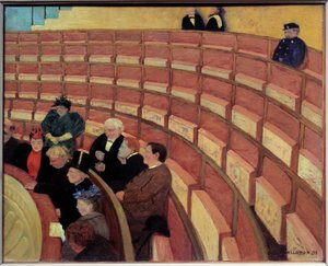 De derde galerij in het Théâtre du Châtelet
