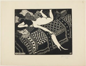 Luiheid door Felix Edouard Vallotton