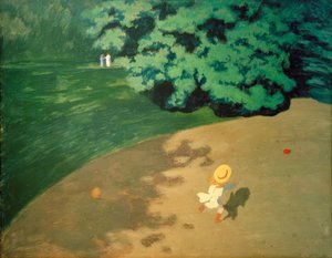 De ballon door Felix Edouard Vallotton
