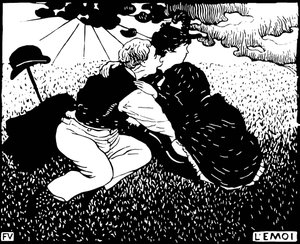 De beroering door Felix Edouard Vallotton