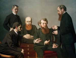 De vijf schilders