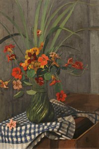 Oost-Indische kers; Capucines door Felix Edouard Vallotton