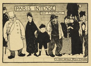 Parijs intens, 1893-94 door Felix Edouard Vallotton