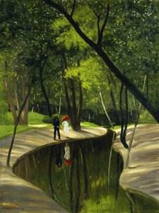 Landschap van Boulogne, 1919 door Felix Edouard Vallotton