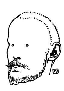 Portret van Jules Renard (1864-1910)