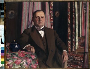 Portret van kunstverzamelaar Georges Haasen door Felix Edouard Vallotton