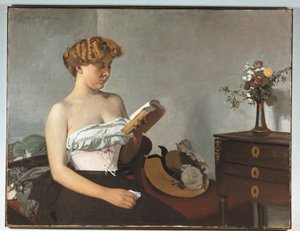 Zwitserland, Bern, Femme Lisant (Lezende Vrouw) door Felix Edouard Vallotton