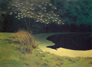 De vijver door Felix Edouard Vallotton