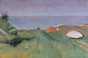 De Ruïnes, Villerville, 1913 door Felix Edouard Vallotton