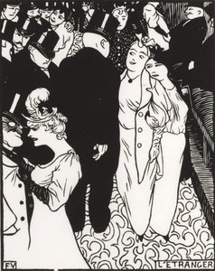 De vreemdeling, 1894 door Felix Edouard Vallotton