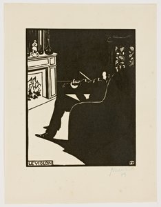 De viool, uit de serie "Muziekinstrumenten", 1896-97