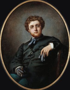 Portret van de componist Georges Bizet 1838-1875, ca. 1865