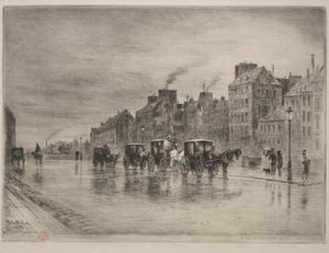 Een Winterochtend op de Quai de l