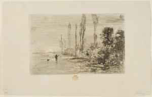 Herfstochtend door Felix Hilaire Buhot