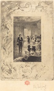 De Verloofden door Felix Hilaire Buhot