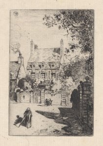 In de provincies - Het huis van Orléans Valognes, 1860-98 door Felix Hilaire Buhot