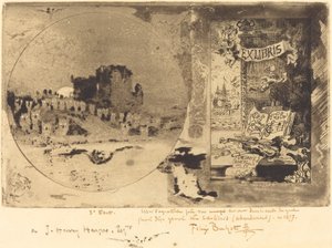 Het kasteel van de uilen, 1877-1887 door Felix Hilaire Buhot