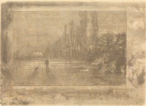 De kleine jager door Felix Hilaire Buhot