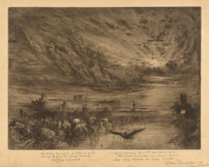 De geesten van de dode steden door Felix Hilaire Buhot