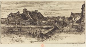 De Grote Boerderijen door Felix Hilaire Buhot