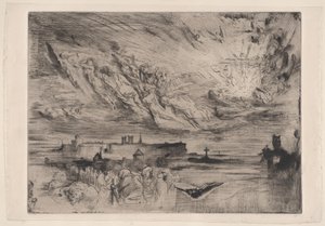 Geesten van Dode Steden, 1860-1898 door Felix Hilaire Buhot