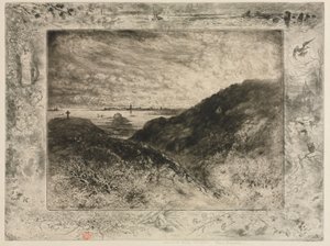 De klif: Baai van Saint-Malo