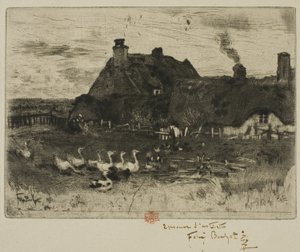 De kleine rieten huisjes