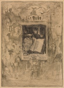 De Uil door Felix Hilaire Buhot