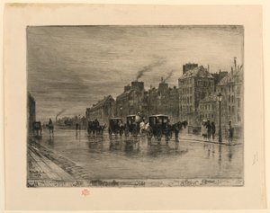 De taxistandplaats