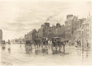 Een Winterochtend op de Quai de l