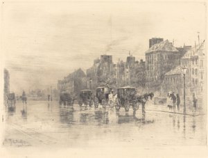 Een Winterochtend aan de Quai de l