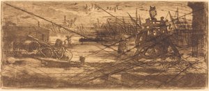 Een oude werf in Rochester, 1879
