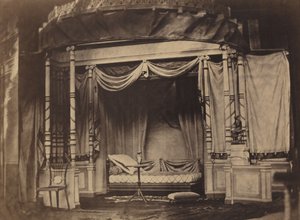 Tentoonstelling in de slaapkamer op de Universele Expositie van Parijs van 1855,1855 (foto) door Félix Jacques Antoine Moulin